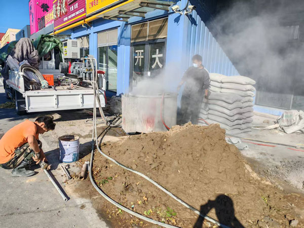 雷波顶管注浆加固